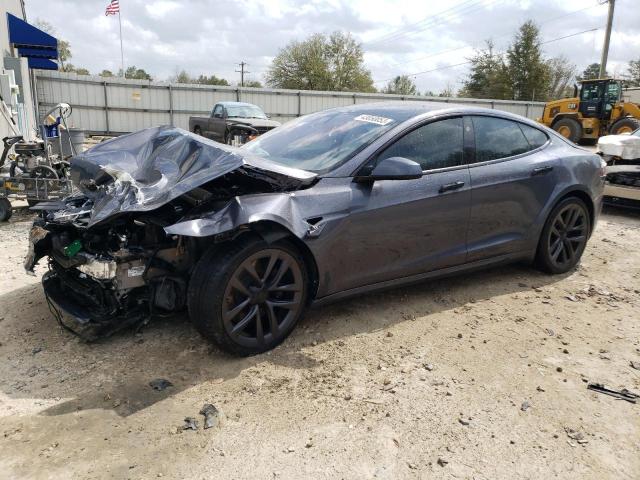 TESLA MODEL S 2021 with VIN 5YJSA1E68MF451743 - Photo from auction