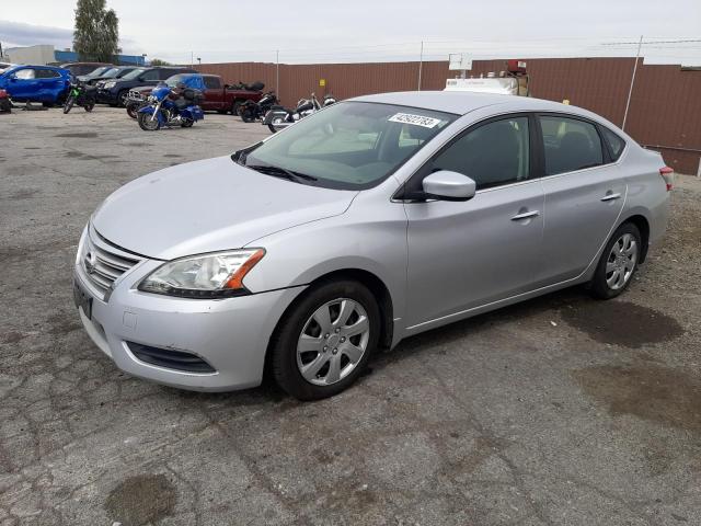 NISSAN SENTRA S 2013 with VIN 3N1AB7AP1DL754250 - Photo from auction