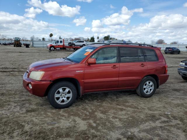TOYOTA HIGHLANDER 2002 with VIN JTEGF21A420067683 - Photo from auction