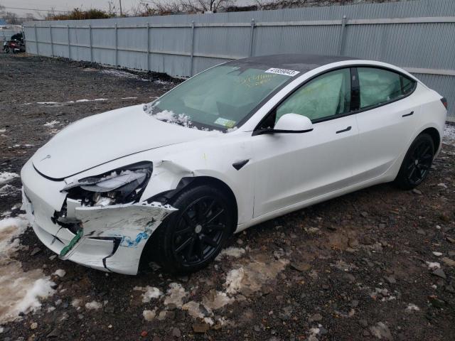 TESLA MODEL 3 2022 with VIN 5YJ3E1EB0NF314643 - Photo from auction