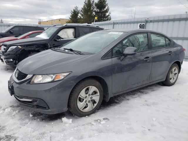 HONDA CIVIC LX 2013 with VIN 2HGFB2F44DH107971 - Photo from auction