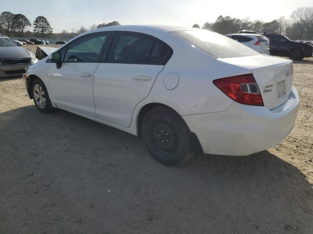 Photo 2 from auction – 2012 HONDA CIVIC LX with VIN 19XFB2F57CE094019