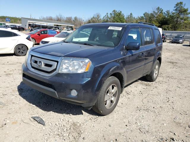 HONDA PILOT EXL 2011 with VIN 5FNYF3H53BB053685 - Photo from auction