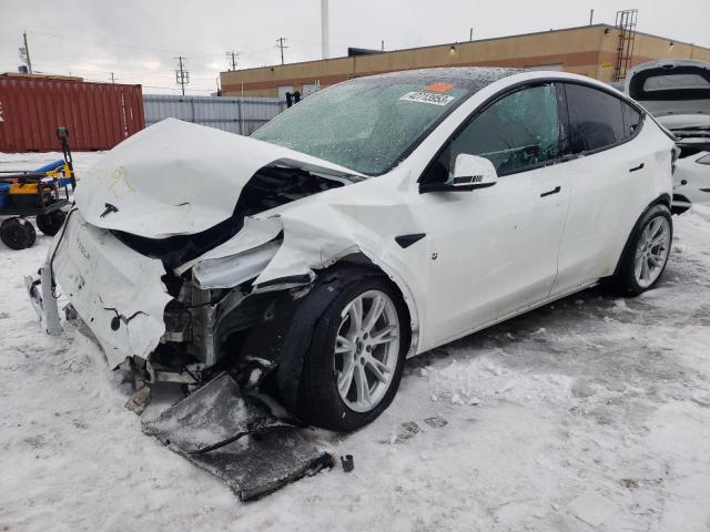 TESLA MODEL Y 2021 with VIN 5YJYGAEE9MF200326 - Photo from auction