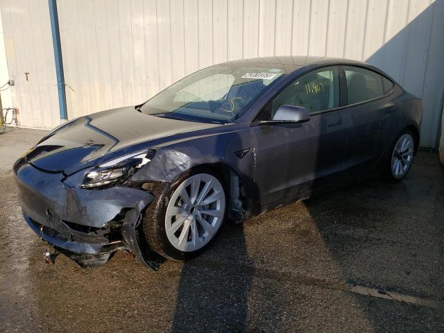 TESLA MODEL 3 2022 with VIN 5YJ3E1EA9NF370331 - Photo from auction