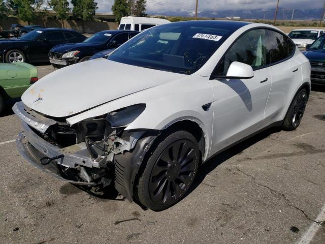 TESLA MODEL Y 2021 with VIN 5YJYGDEF2MF304750 - Photo from auction