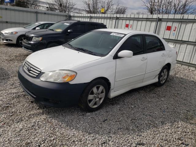 TOYOTA COROLLA CE 2004 with VIN 2T1BR32E34C218227 - Photo from auction