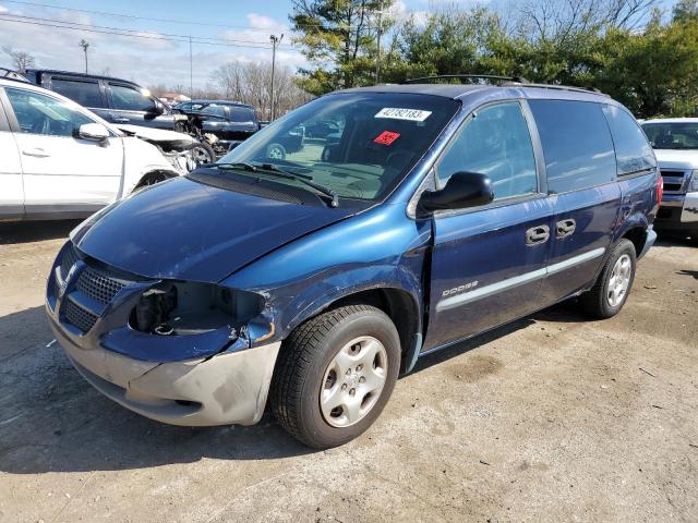 DODGE CARAVAN SE 2001 with VIN 1B4GP25371B247592 - Photo from auction