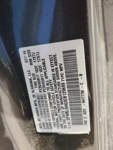 Photo 14 from auction – 2014 HONDA ODYSSEY EX with VIN 5FNRL5H63EB129699