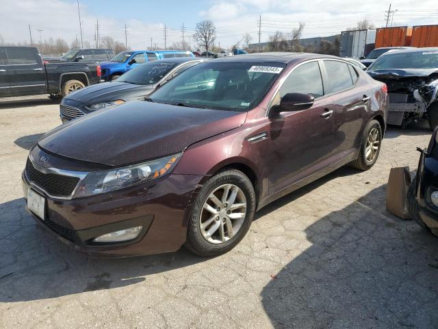 KIA OPTIMA LX 2013 with VIN 5XXGM4A70DG095279 - Photo from auction