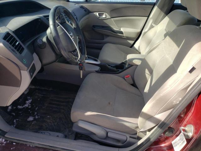 Photo 7 from auction – 2012 HONDA CIVIC LX with VIN 2HGFB2F59CH013303
