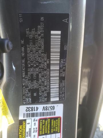 Photo 14 from auction – 2012 TOYOTA SIENNA XLE with VIN 5TDYK3DC4CS208659