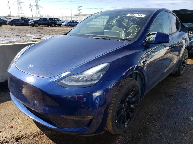 TESLA MODEL Y 2022 with VIN 7SAYGDEE5NF386016 - Photo from auction