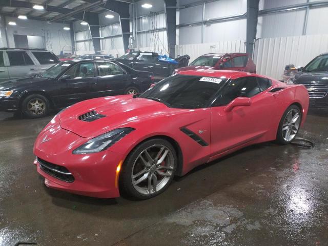 CHEVROLET CORVETTE S 2019 with VIN 1G1YD2D7XK5121675 - Photo from auction