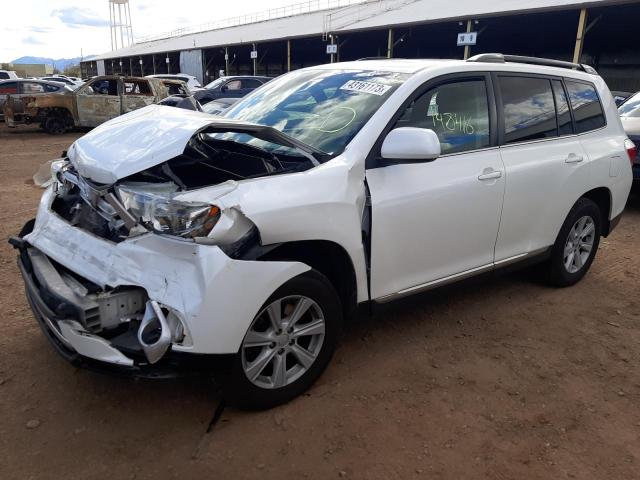 TOYOTA HIGHLANDER 2013 with VIN 5TDBK3EHXDS219666 - Photo from auction