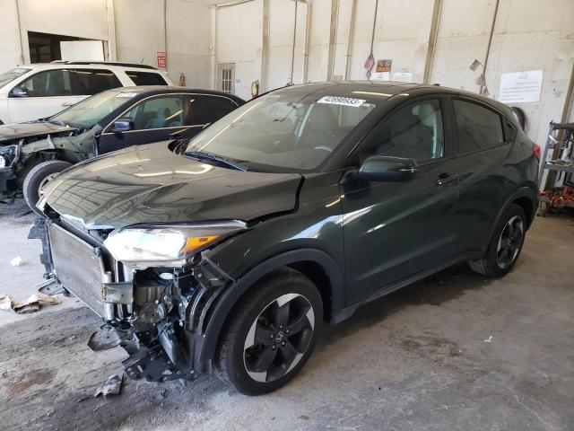 HONDA HR-V EX 2018 with VIN 3CZRU5H53JM707594 - Photo from auction
