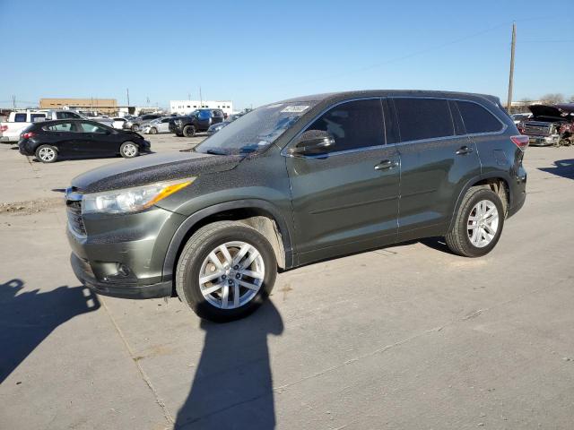 TOYOTA HIGHLANDER 2015 with VIN 5TDZARFH6FS011726 - Photo from auction