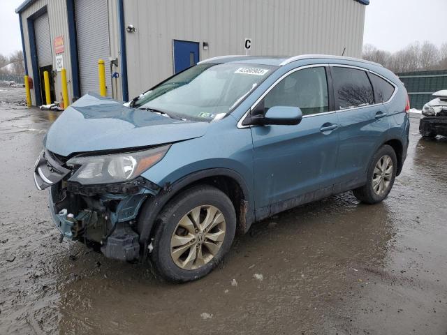 HONDA CR-V EXL 2014 with VIN 2HKRM4H71EH670994 - Photo from auction