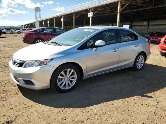 HONDA CIVIC EX 2012 with VIN 2HGFB2F8XCH612415 - Photo from auction