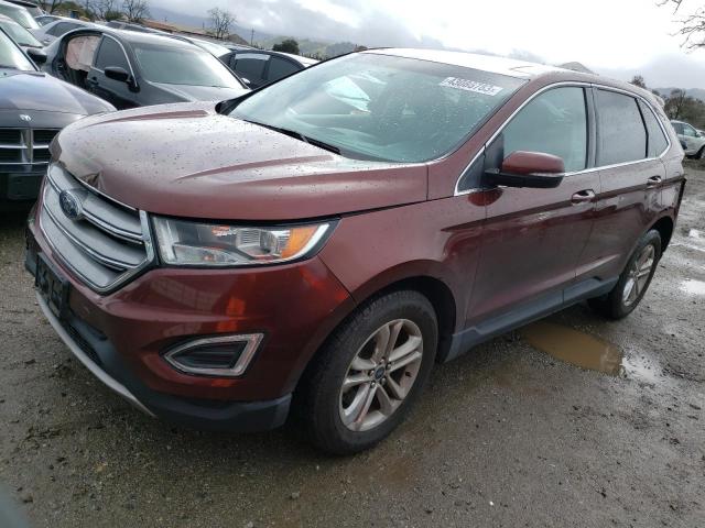 FORD EDGE SEL 2016 with VIN 2FMPK4J90GBB60395 - Photo from auction