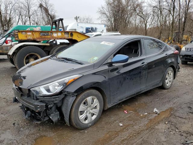 HYUNDAI ELANTRA SE 2016 with VIN KMHDH4AE2GU601937 - Photo from auction