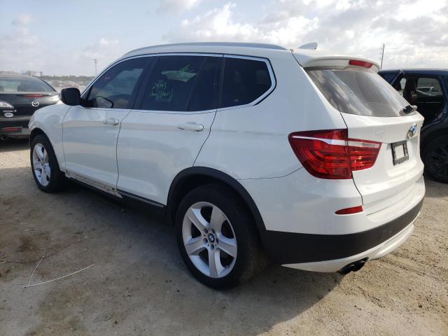 Photo 2 from auction – 2013 BMW X3 XDRIVE2 with VIN 5UXWX9C59D0D09104