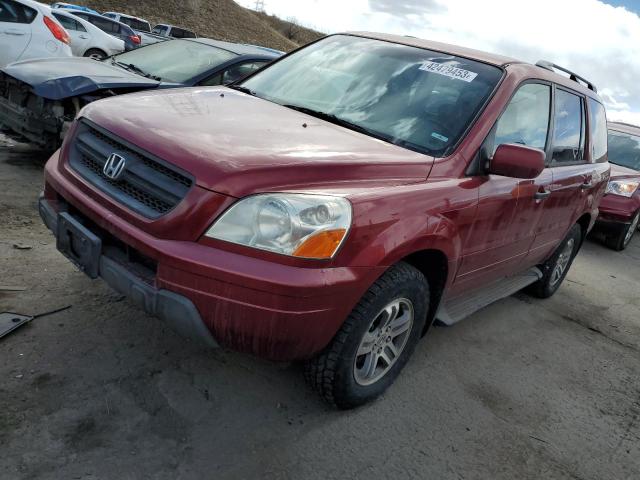 HONDA PILOT EXL 2004 with VIN 2HKYF18764H573809 - Photo from auction