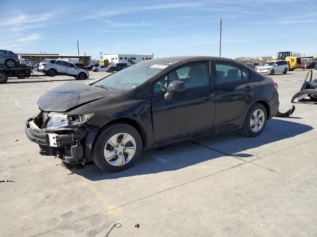 HONDA CIVIC LX 2013 with VIN 19XFB2F53DE089353 - Photo from auction