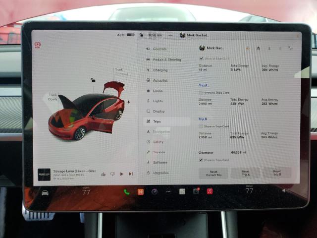 Photo 9 from auction – 2018 TESLA MODEL 3 with VIN 5YJ3E1EB4JF065550