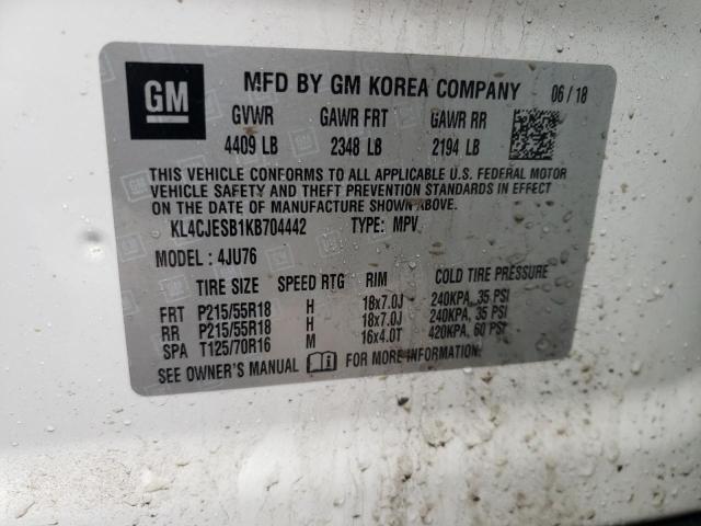 Photo 14 from auction – 2019 BUICK ENCORE PRE with VIN KL4CJESB1KB704442