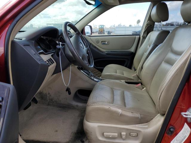 Photo 7 from auction – 2002 TOYOTA HIGHLANDER with VIN JTEGF21A420067683