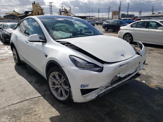 Photo 4 from auction – 2021 TESLA MODEL Y with VIN 5YJYGDEE7MF118967