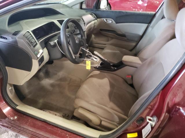 Photo 7 from auction – 2012 HONDA CIVIC LX with VIN 2HGFB2F56CH612093