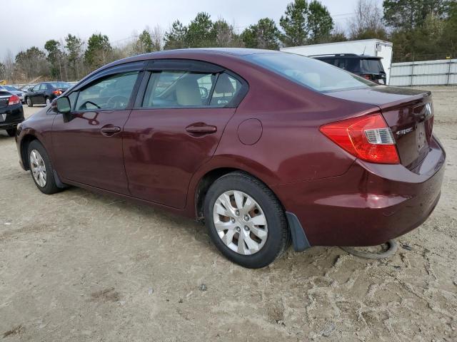 Photo 2 from auction – 2012 HONDA CIVIC LX with VIN JHMFB2F56CS001079