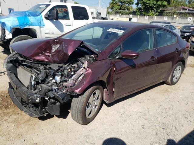 KIA FORTE LX 2018 with VIN 3KPFK4A71JE271388 - Photo from auction