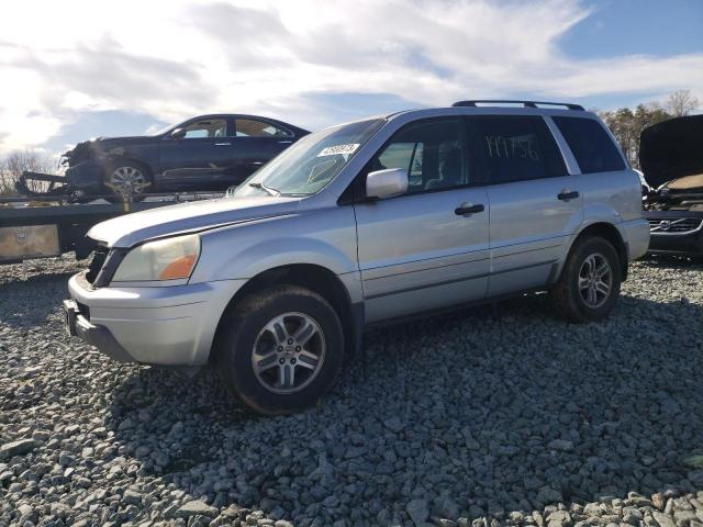 HONDA PILOT EX 2004 with VIN 2HKYF184X4H556002 - Photo from auction