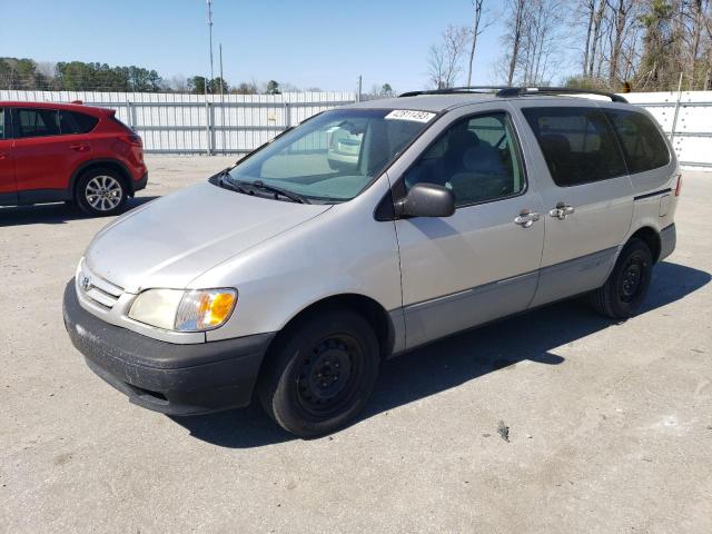 TOYOTA SIENNA CE 2003 with VIN 4T3ZF19C33U545375 - Photo from auction