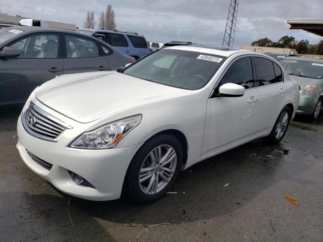 INFINITI G37 BASE 2012 with VIN JN1CV6AP6CM931910 - Photo from auction