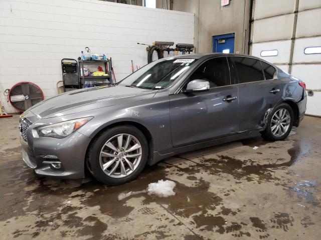 INFINITI Q50 BASE 2014 with VIN JN1BV7APXEM683018 - Photo from auction