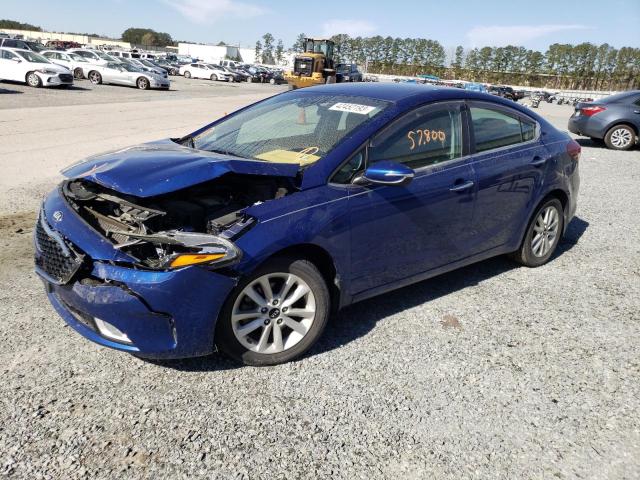 KIA FORTE LX 2017 with VIN 3KPFL4A71HE109431 - Photo from auction