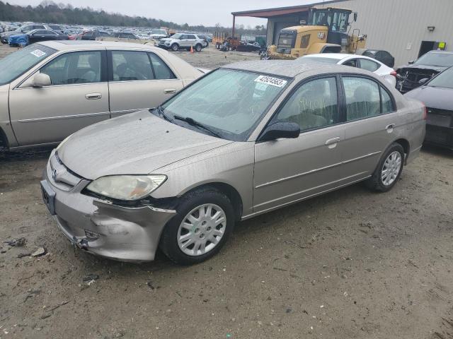 Photo 1 from auction – 2004 HONDA CIVIC LX with VIN 2HGES16544H504949
