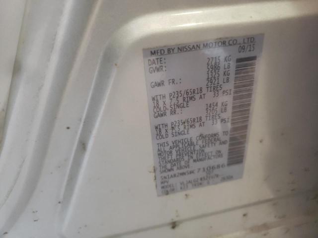 Photo 14 from auction – 2015 NISSAN PATHFINDER with VIN 5N1AR2MN5FC710686