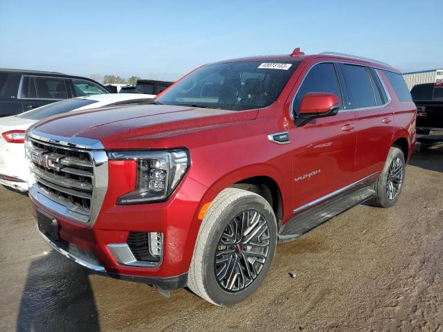 GMC YUKON SLT 2021 with VIN 1GKS1BKD3MR137652 - Photo from auction