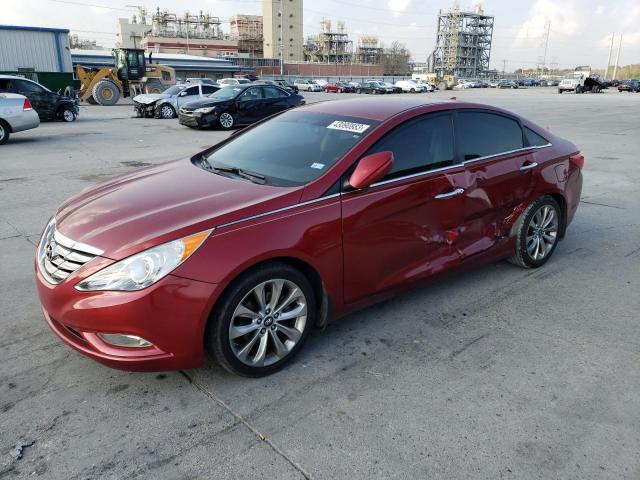HYUNDAI SONATA SE 2013 with VIN 5NPEC4AC2DH642628 - Photo from auction