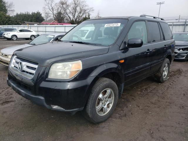 HONDA PILOT EX 2006 with VIN 5FNYF186X6B011050 - Photo from auction