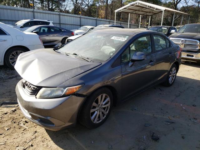 HONDA CIVIC EXL 2012 with VIN 19XFB2F95CE039202 - Photo from auction