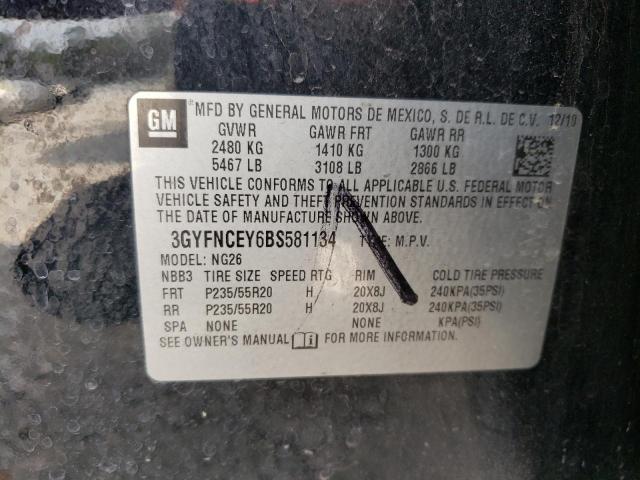 Photo 14 from auction – 2011 CADILLAC SRX PREMIU with VIN 3GYFNCEY6BS581134