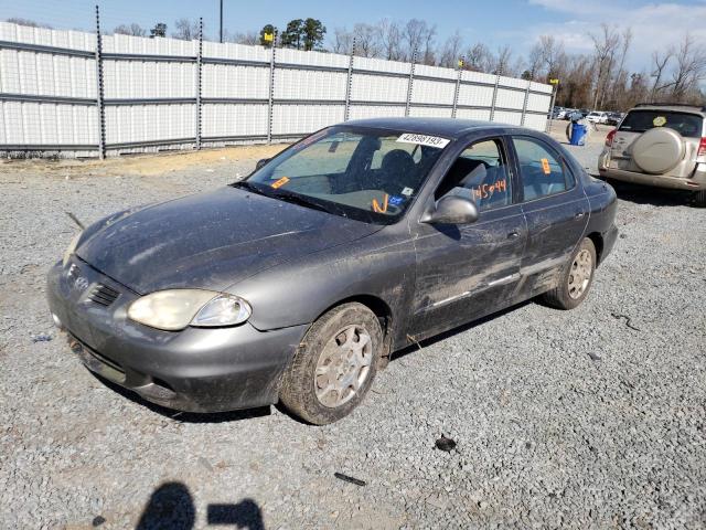 HYUNDAI ELANTRA GL 2000 with VIN KMHJF35F7YU953953 - Photo from auction
