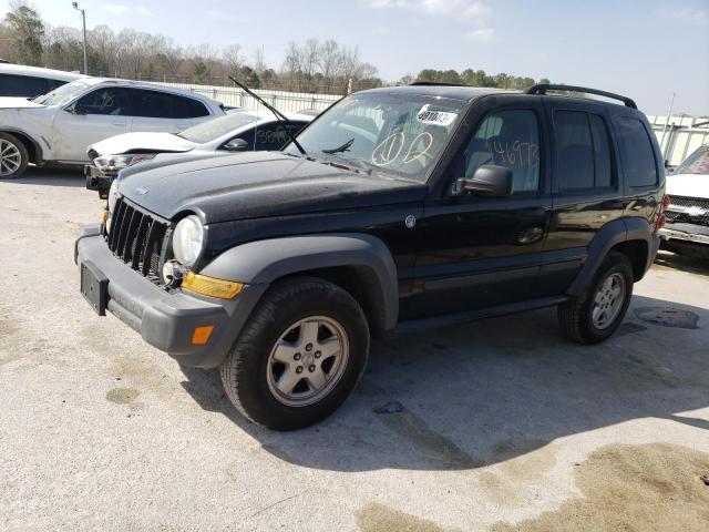 Photo 1 from auction – 2006 JEEP LIBERTY SP with VIN 1J4GL48K06W289853
