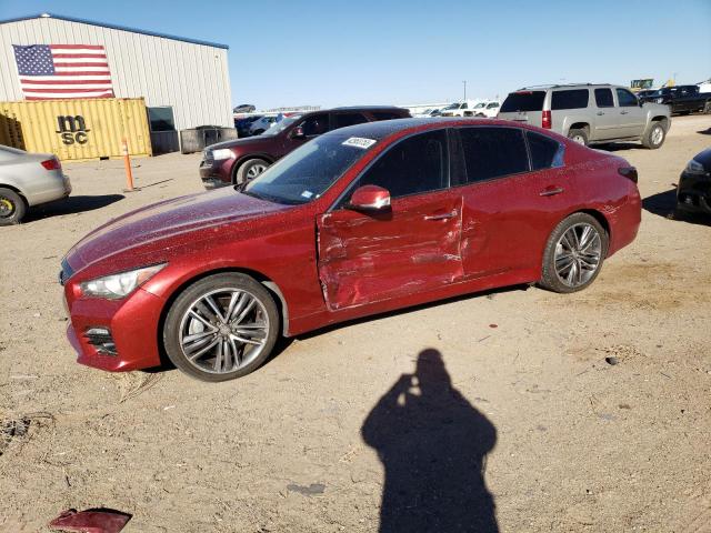 INFINITI Q50 BASE 2014 with VIN JN1BV7ARXEM690861 - Photo from auction